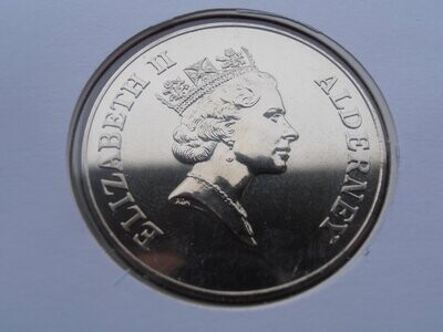 Alderney £5 First Day Coin Cover - 1999 (Last Total Eclipse of the Milennium)