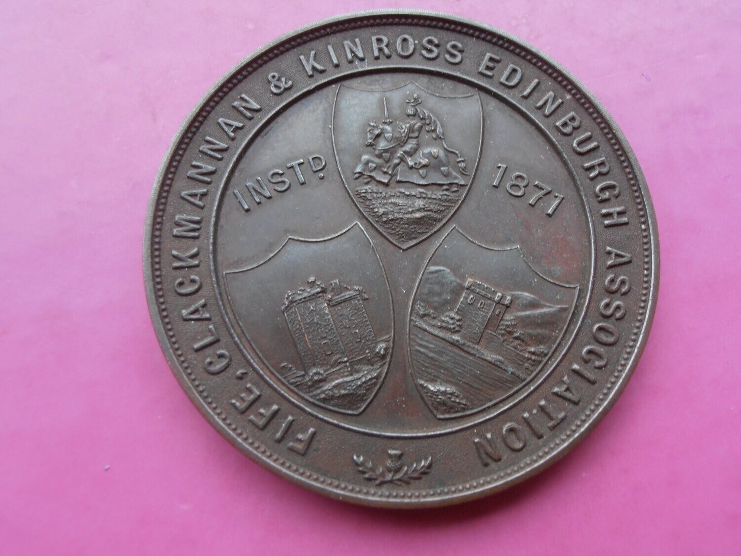 Fife Clackmannan & Kinross Edinburgh Association Medal - 1905