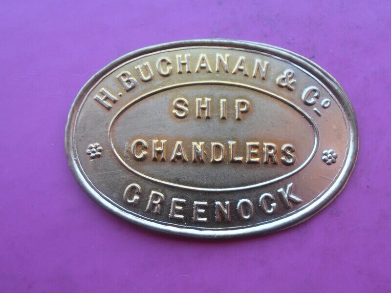 Packing Case Badge Greenock