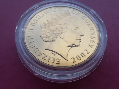 Guernsey Five Pounds - 2002 (Golden Jubilee)