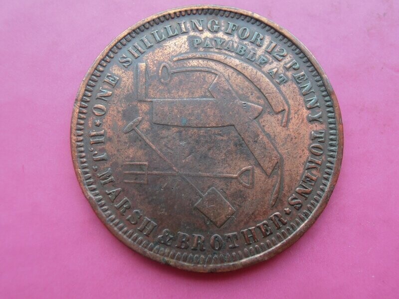 Australia Penny Token Hobart Town - No Date