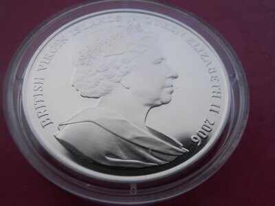 British Virgin Islands Silver Proof $10 - 2006 (State Opening of Parliament)