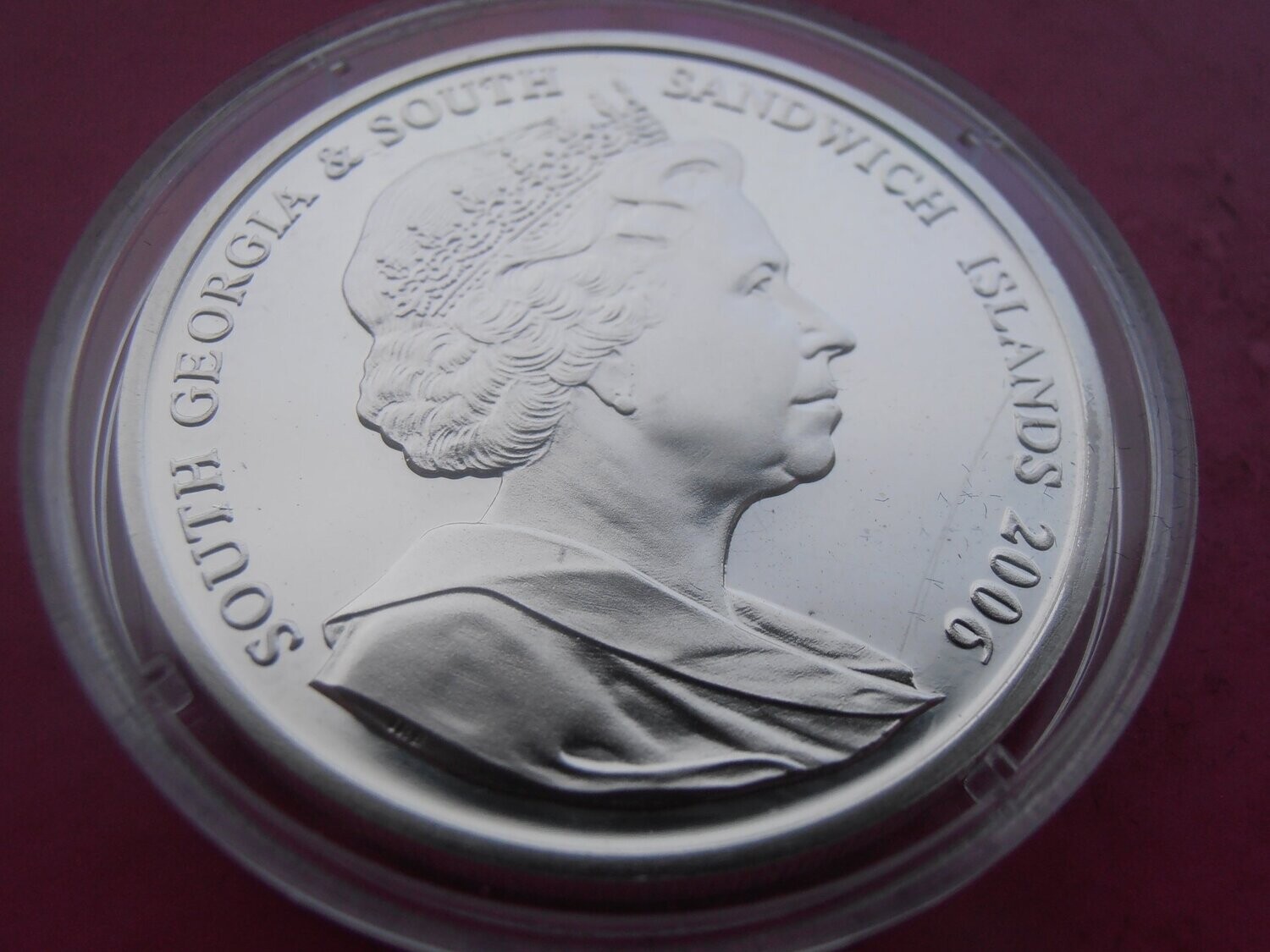 South Georgia & South Sandwich Islands Silver Proof £2  -  2006  (George VI Coronation)