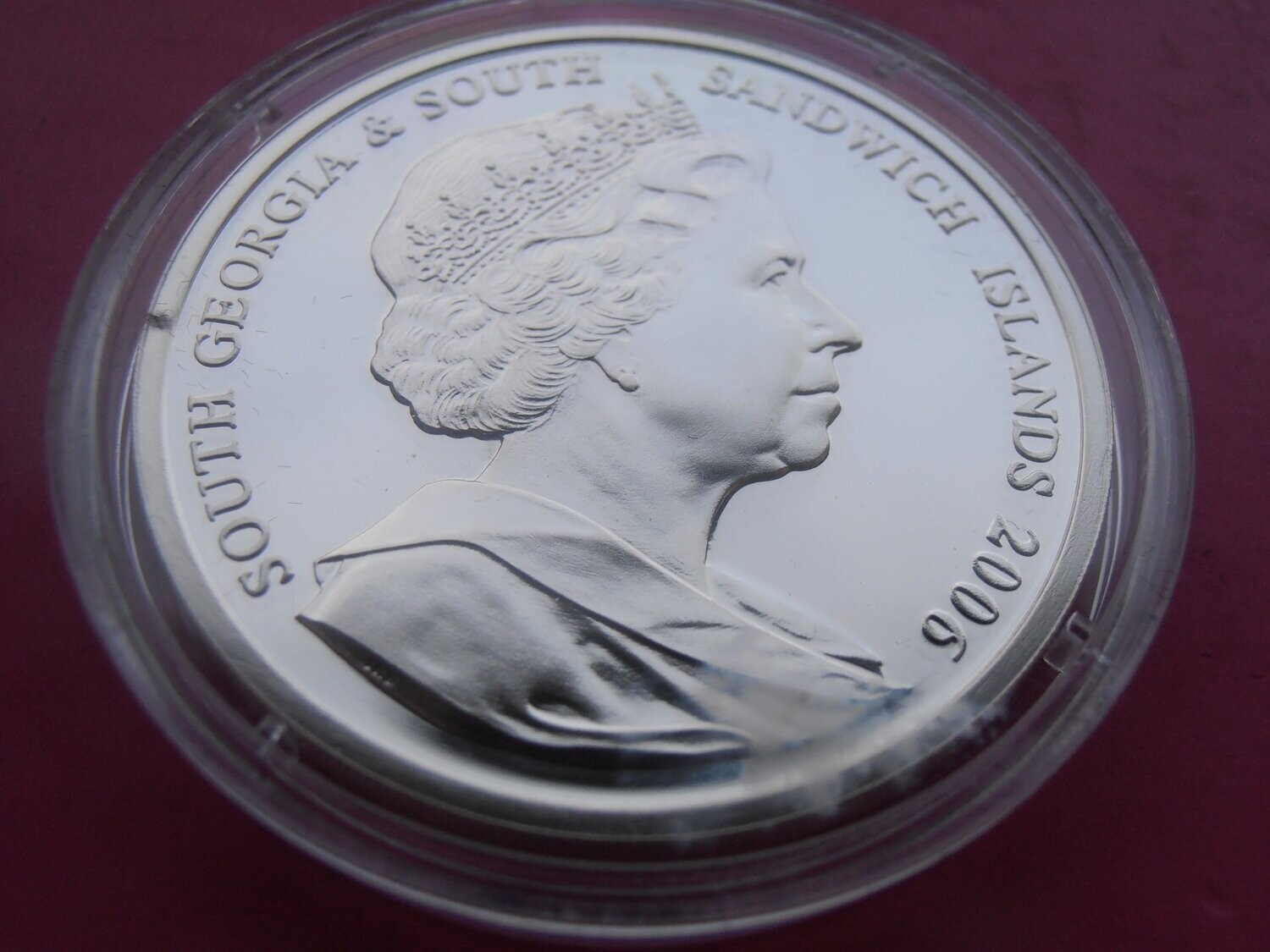 South Georgia & South Sandwich Islands Silver Proof £2 - 2006  (Trooping of the Colour)