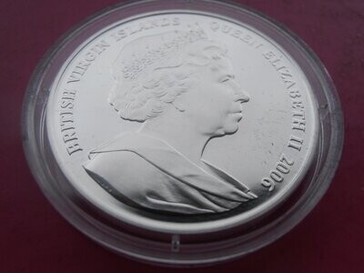 British Virgin Islands Silver Proof $10 - (2006 (Duke of York and Family)