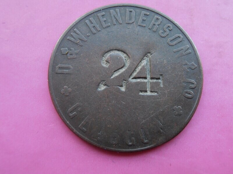 Glasgow D & W Henderson & Co  (Scarce)