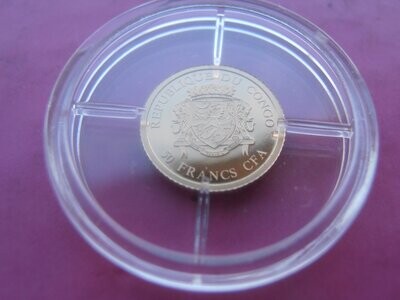 Congo 50 Francs Gold Coin - 2016