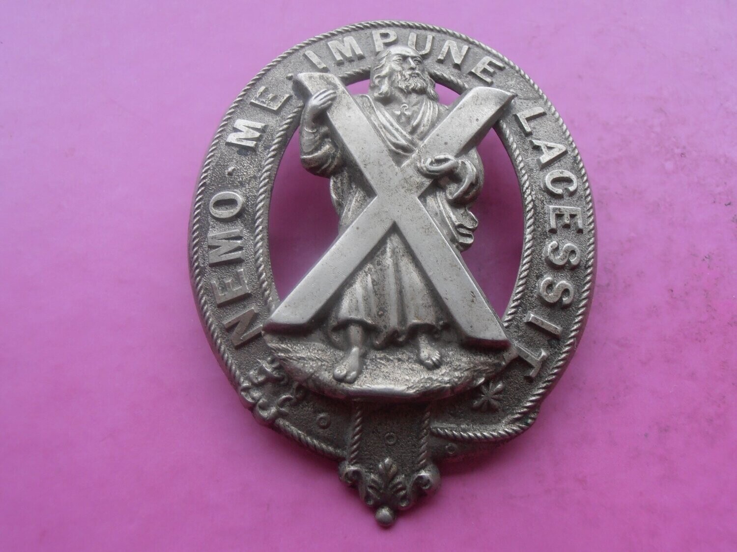 2nd Midlothian & Peebles Rifle Volunteers Victorian Glengarry Badge 1880-86 (Very Scarce)
