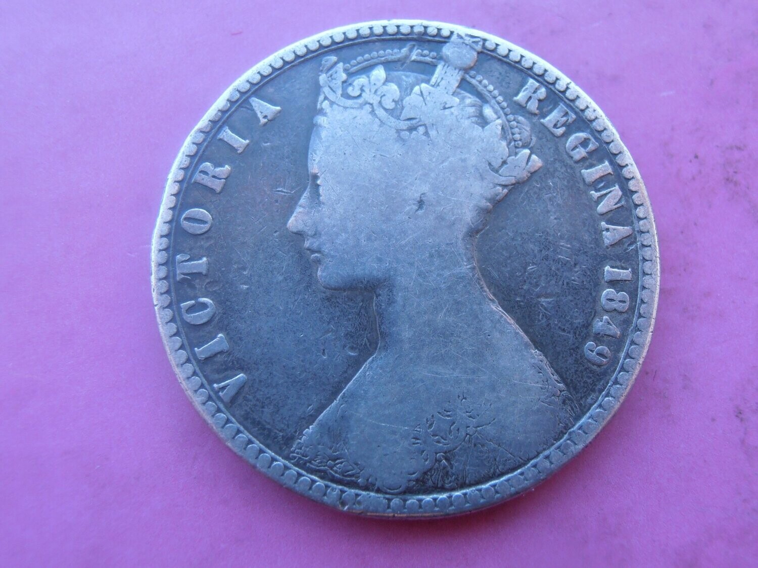 1849  -  One Florin (Godless)