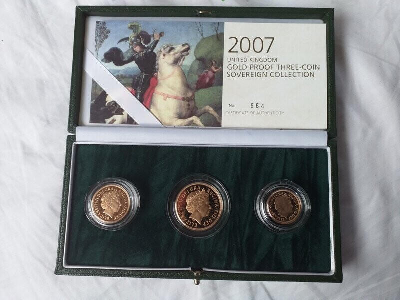 3 Coin Gold Proof Set  -  1997