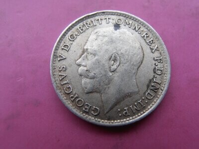 1912 Silver Threepence