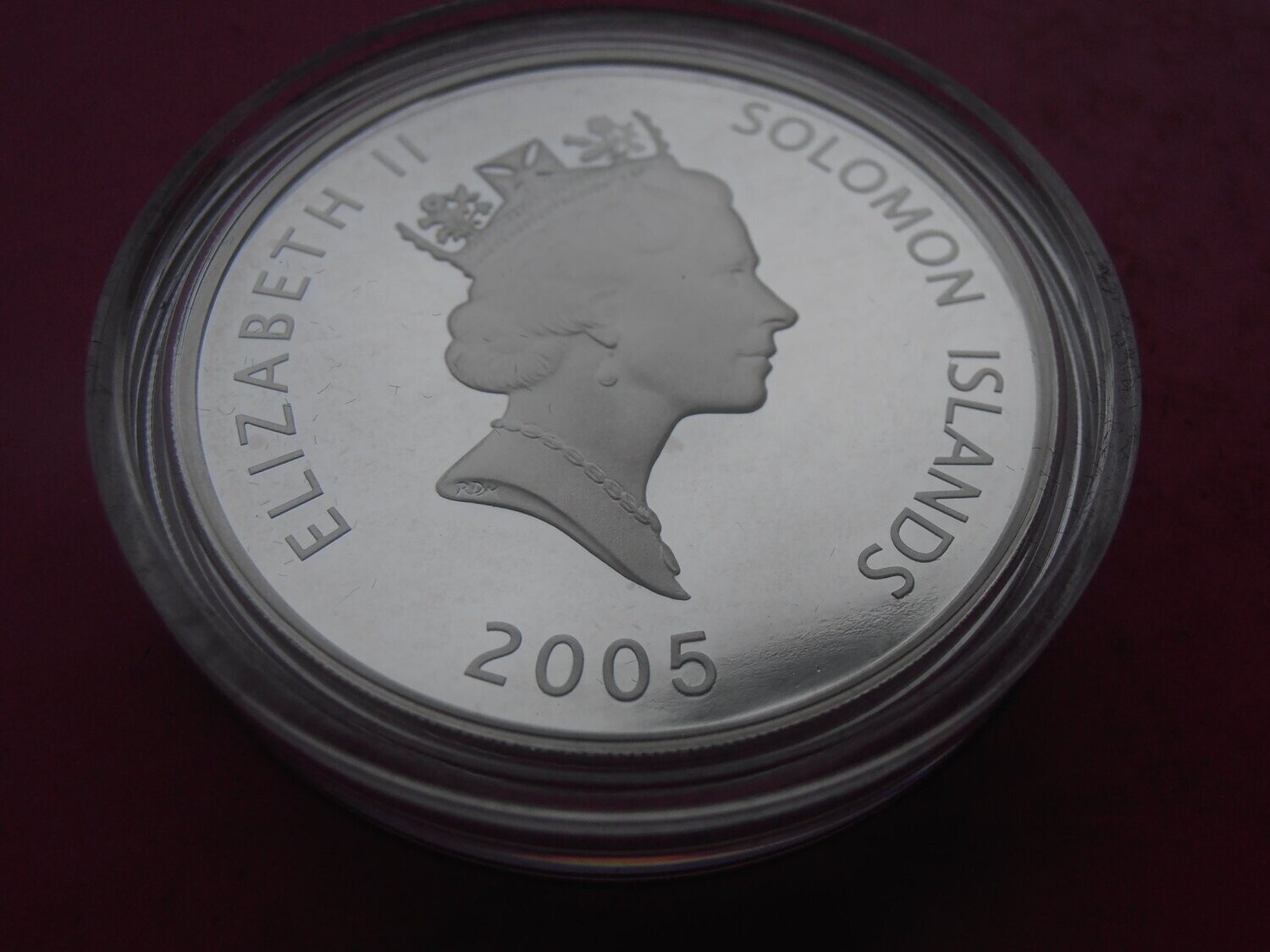 Solomon Islands 25 Dollars Silver Proof - 2005 (Trireme Galley)