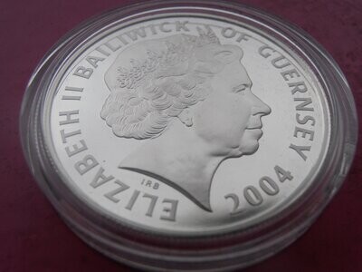 Guernsey £5 Silver Proof - 2004 (Henry VIII)