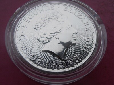 2018 - Two Pound Fine Silver Britannia