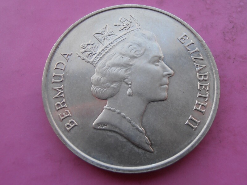 Bermuda 1 Dollar - 1987 (Seaplane)