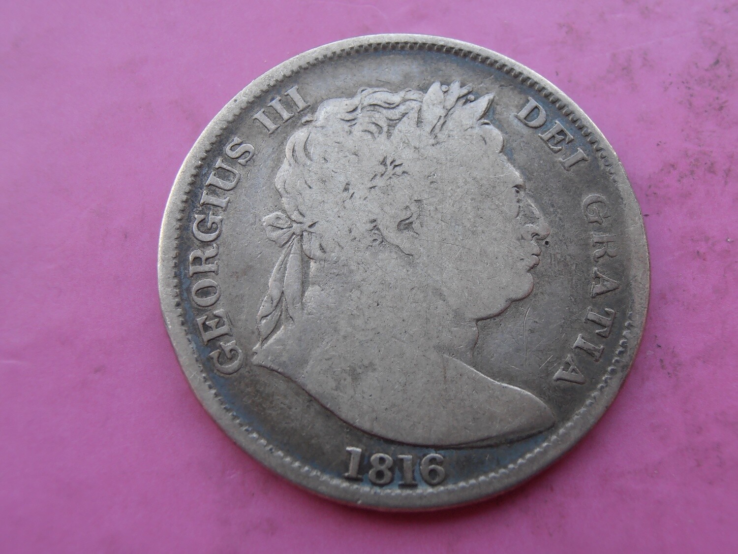 1816 Halfcrown (Bull Head)