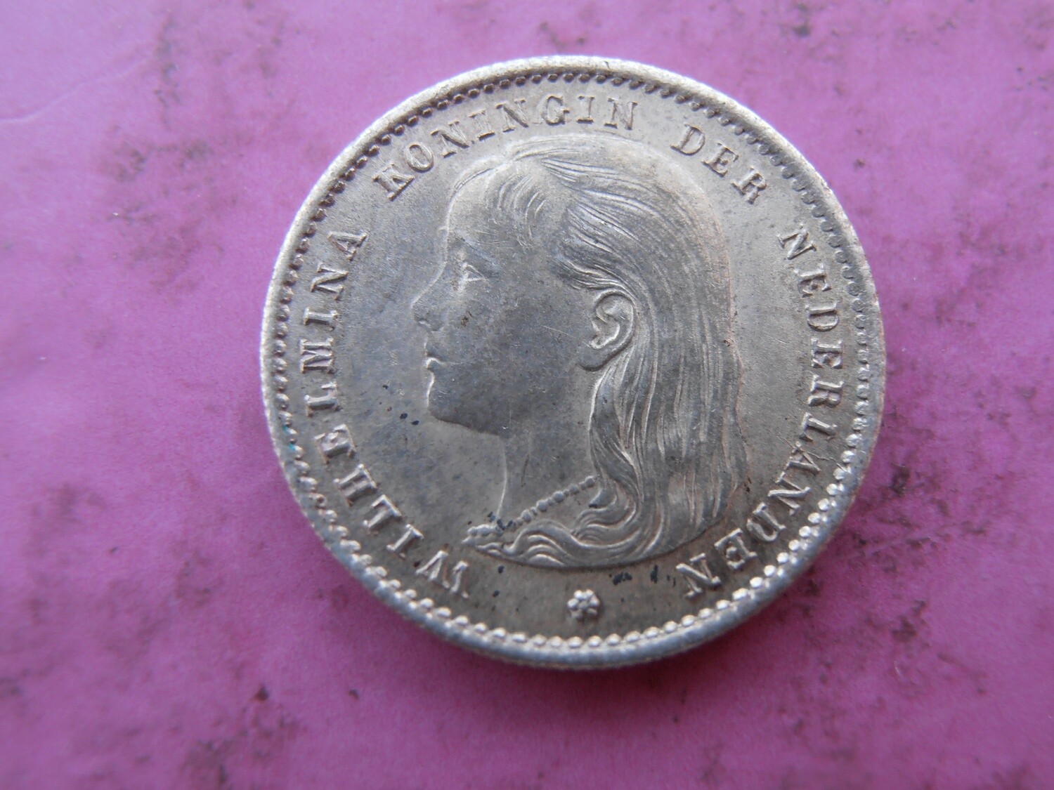 Netherlands 10 Cents - 1893 Scarce