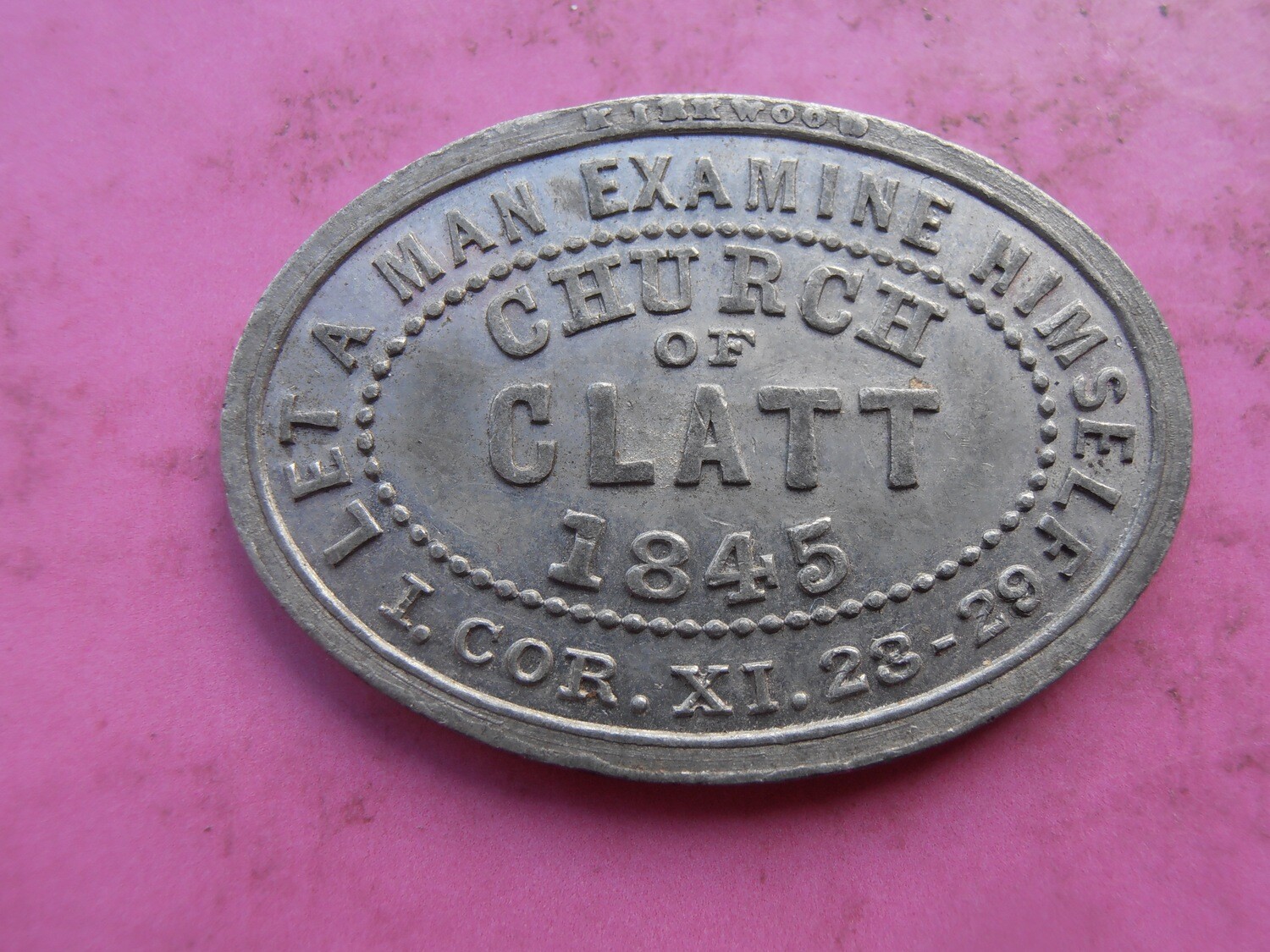 Communion Token Clatt - 1845