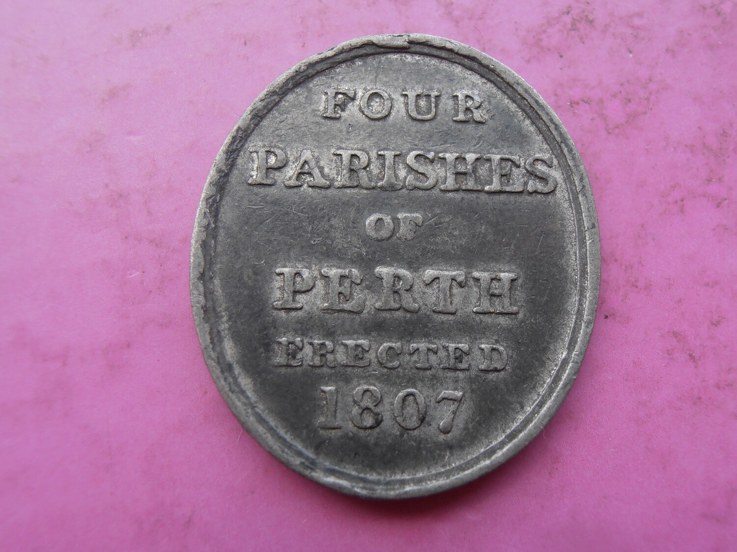 Communion Token Perth Four Parishes - 1807