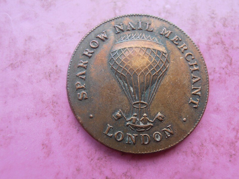 Sparrow Nail Merchants Farthing