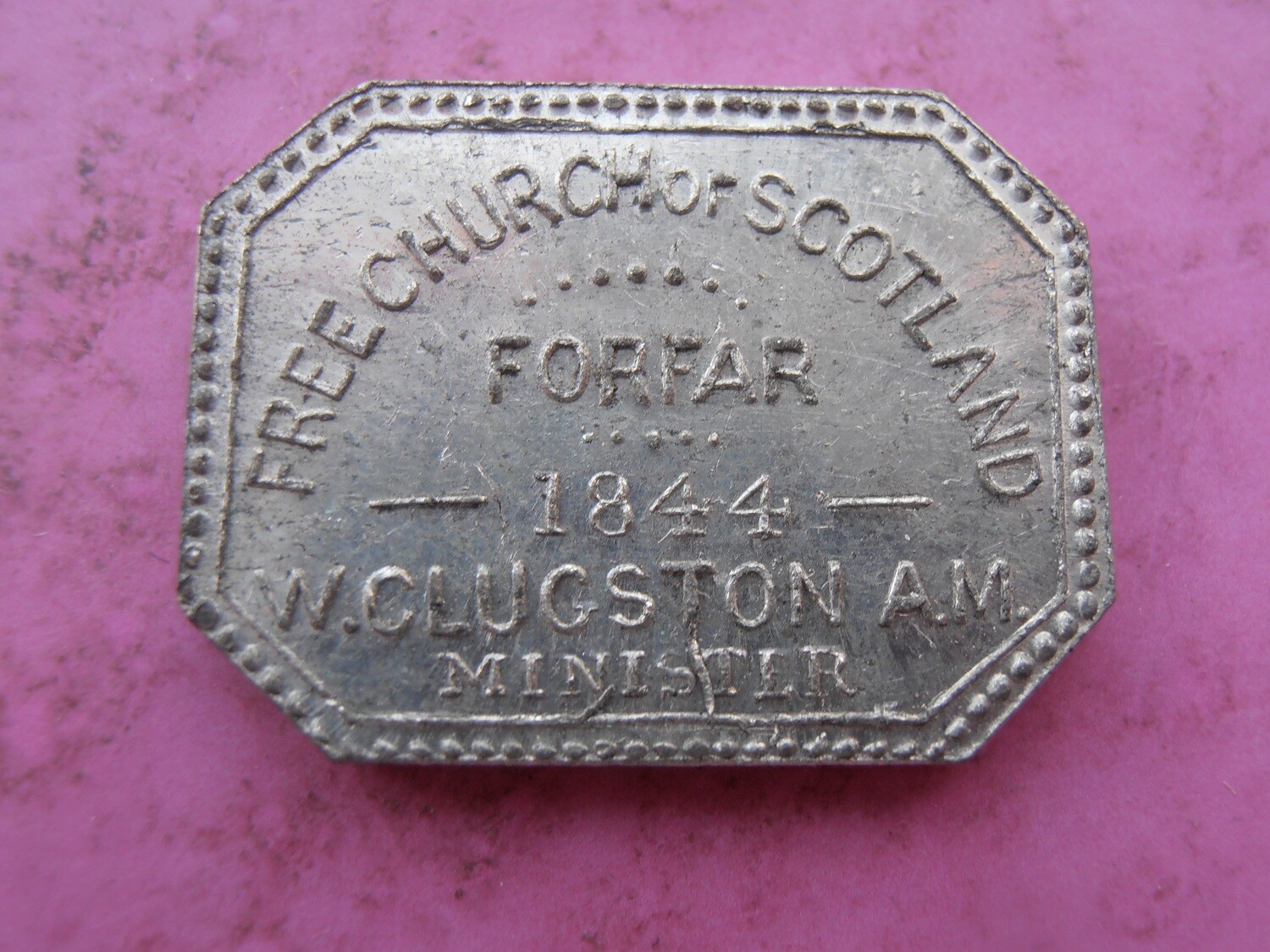 Communion Token Forfar - 1844