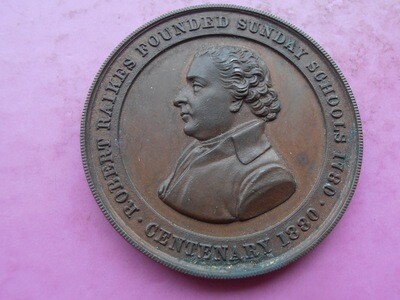 Robert Raikes Centenary Medal - 1880