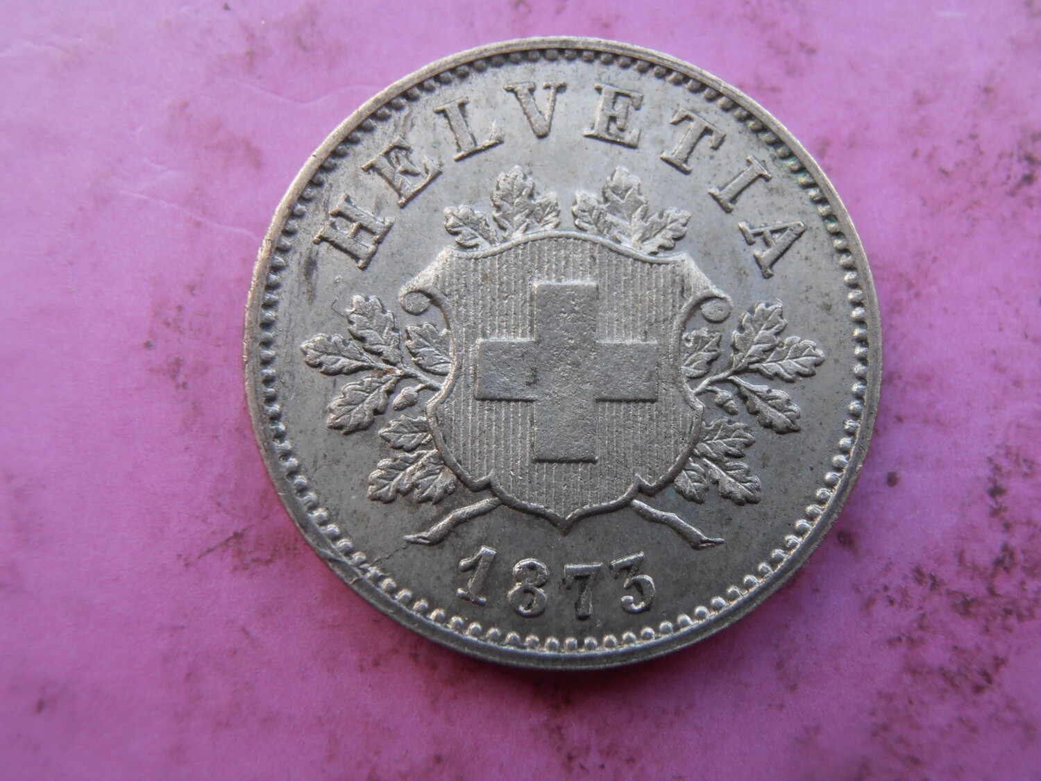 Switzerland 10 Rappen - 1873