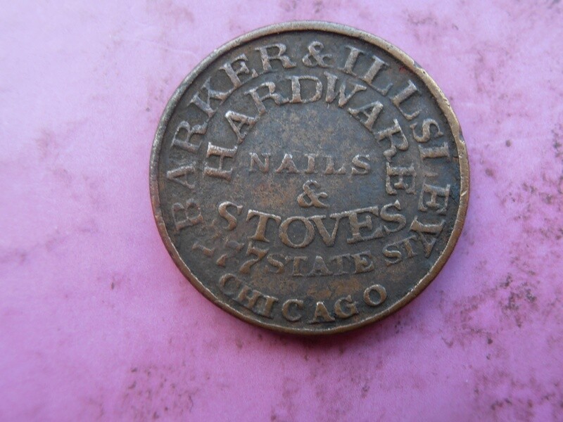 United States Civil War Cent Token