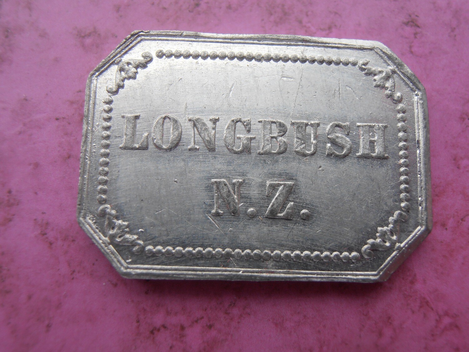 Communion Token Longbush New Zealand - No Date