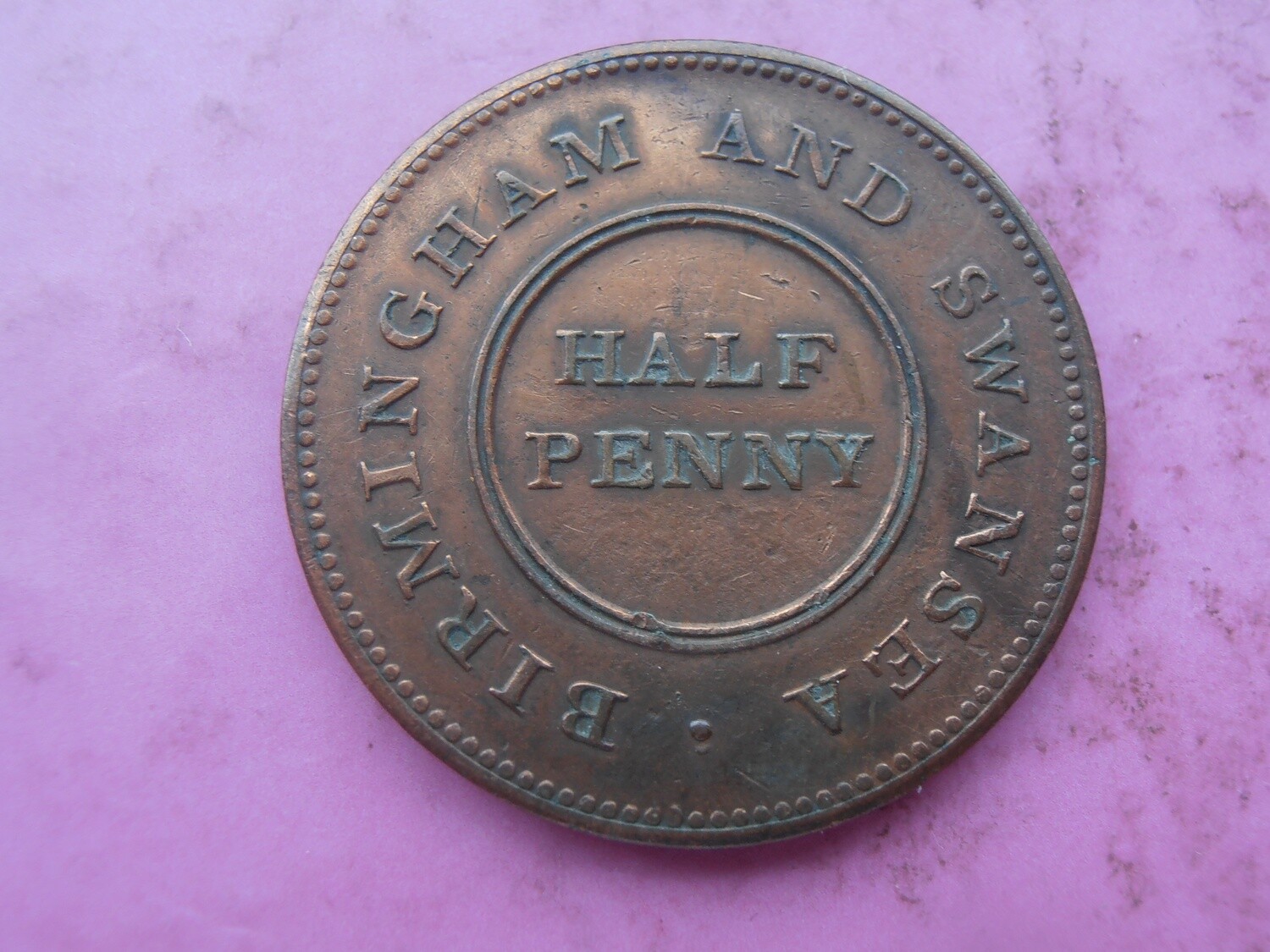Birmingham & Swansea Halfpenny Token - 1811