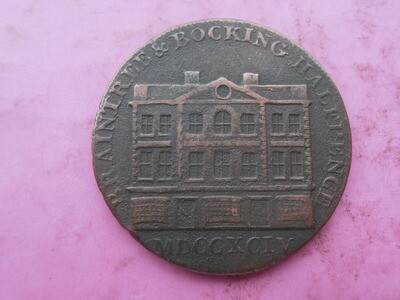Braintree & Bocking Halfpenny Token - 1794