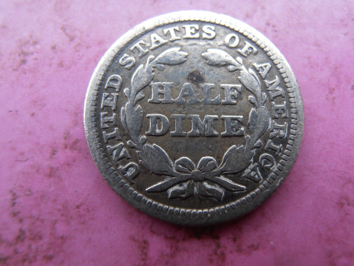 United States Half Dime  -  1853