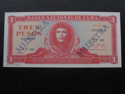 CB - 3 Pesos - 1986 Specimen