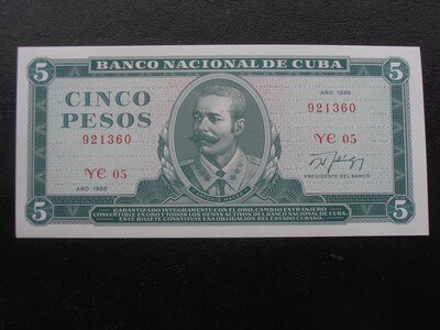 CB - 5 Pesos - 1988