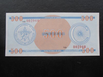 CB - 500 Pesos - 1986-93