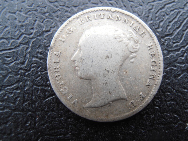 1862  -  Silver Threepence