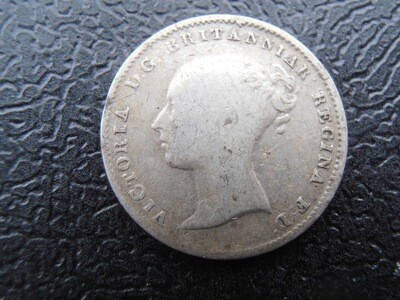 1862 - Silver Threepence
