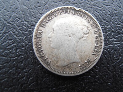 1874 - Silver Threepence