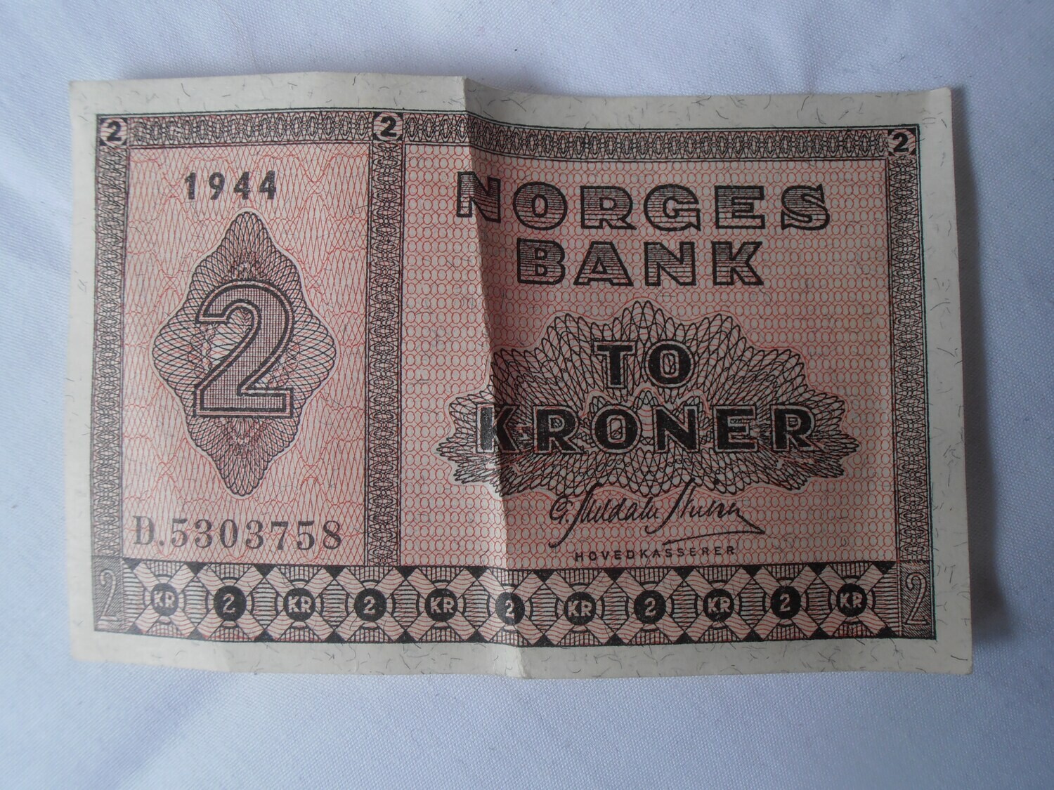 Norway 2 Kroner - 1944
