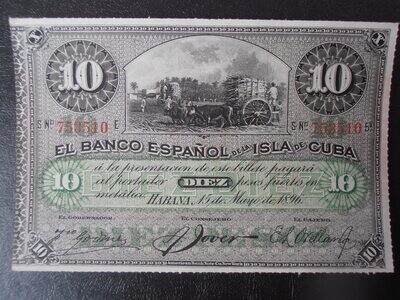 CB - 10 Pesos - 1896 Plata
