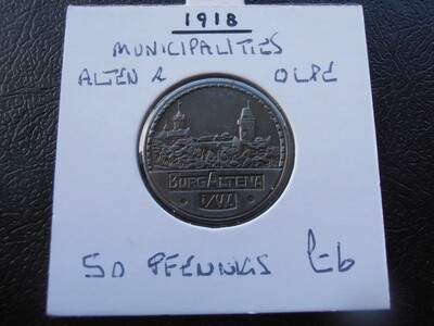 Alten & Olpe 50 Pfennigs - 1918