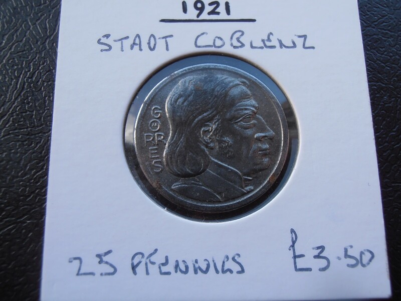 Stadt Coblenz 25 Pfennigs - 1921