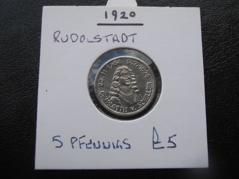 Rudolstadt 5 Pfennigs - 1920