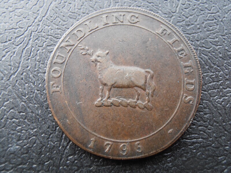 Foundling Fields Halfpenny - 1795