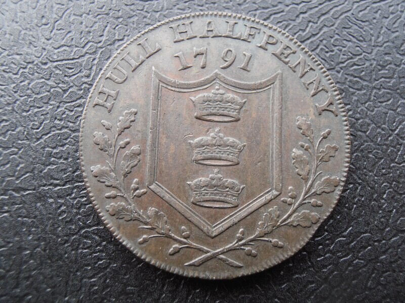 Hull Halfpenny - 1791