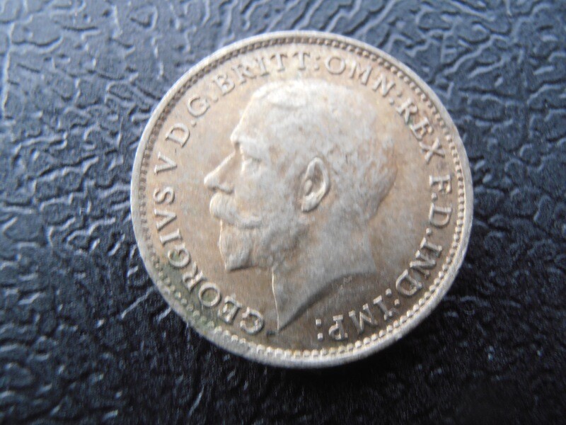 1922 - Silver Threepence