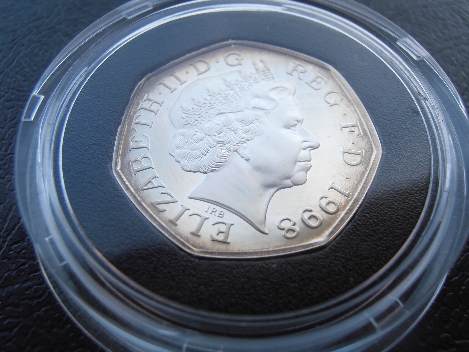 1998 - Silver Proof Piedfort Fifty Pence  (25th Anniversary EEC) MRPD1
