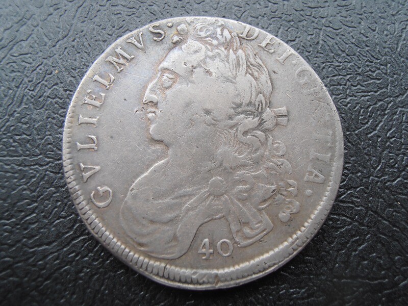 William II Forty Shillings  -  1699
