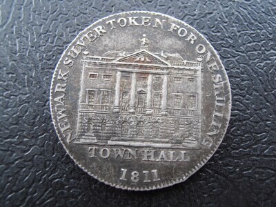 Silver Shilling Token Newark - 1811