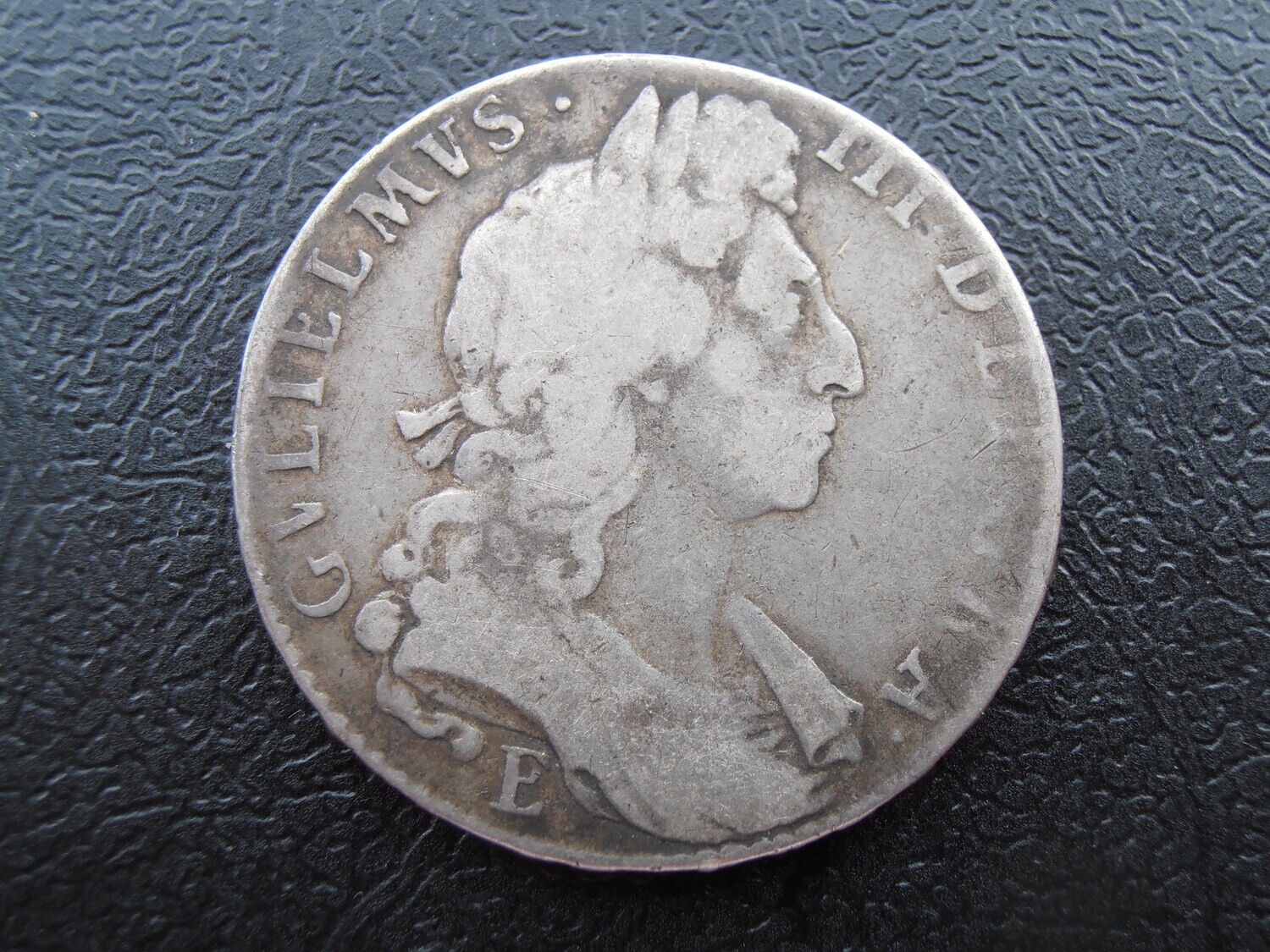 1697E - Halfcrown (Rare Edge Type)